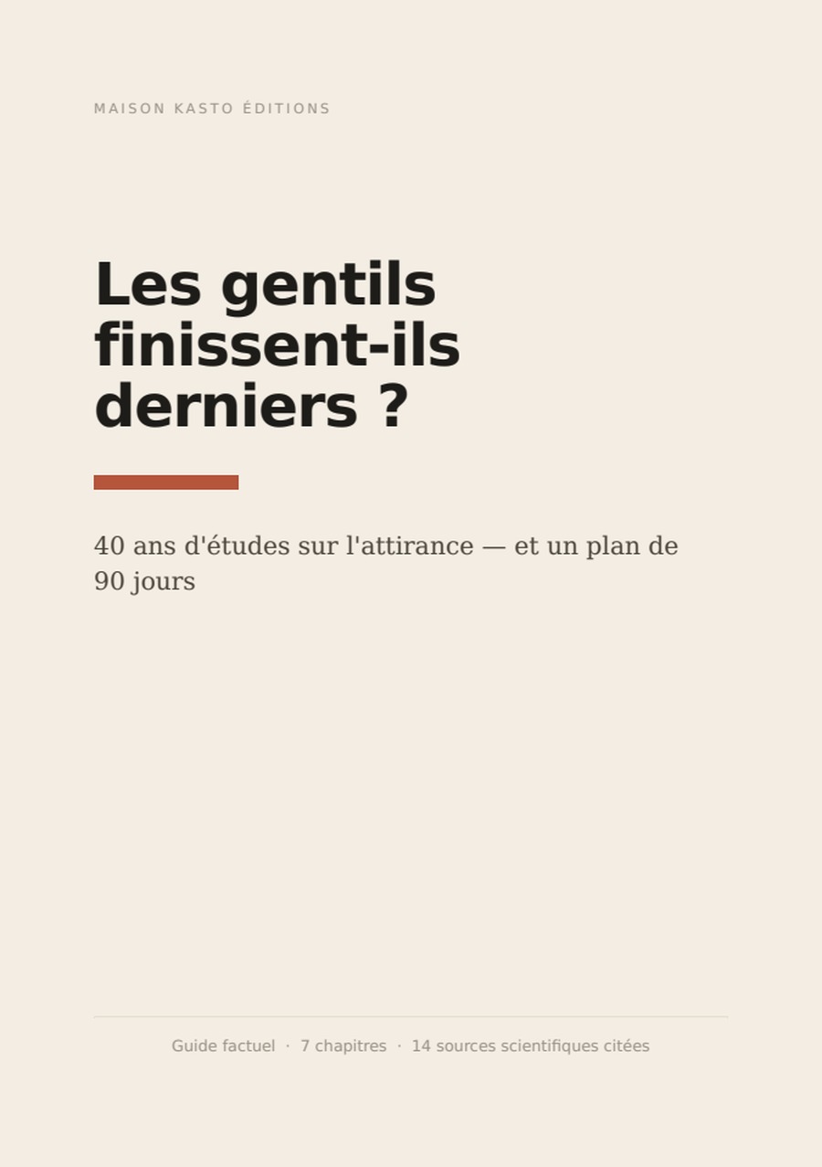 Les gentils finissent-ils derniers ? — couverture